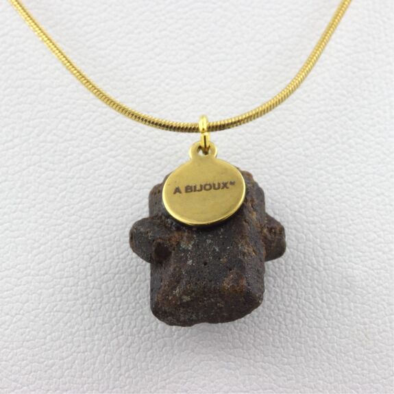 Collier Staurolite brut. 19.0 ct.