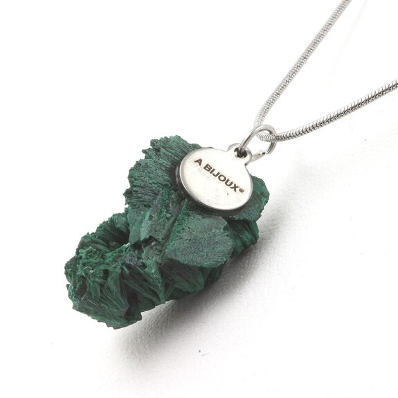 Collier Malachite brut. 31.10 ct.