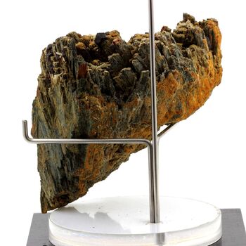 Andradite Garnet + Hedenbergite + Prase Quartz. 2042.10 ct.