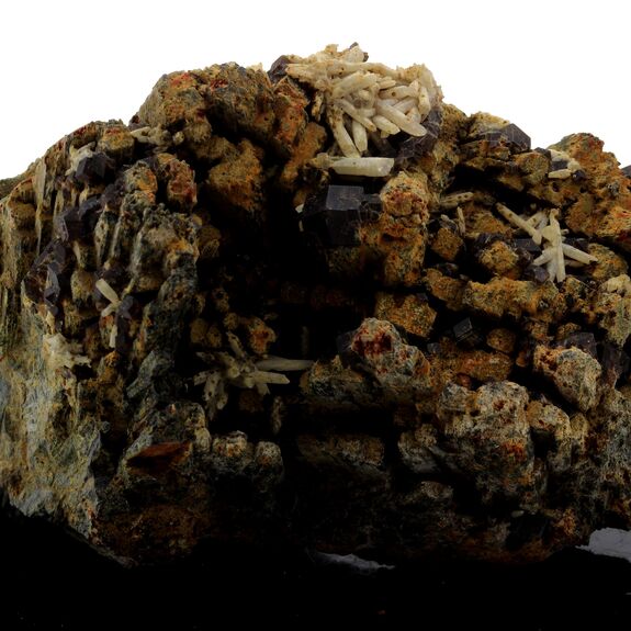 Andradite Garnet + Hedenbergite + Prase Quartz. 2042.10 ct.