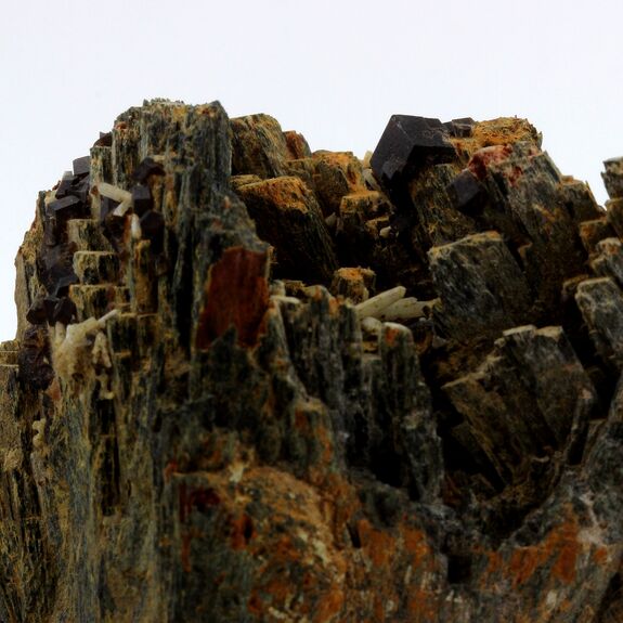 Andradite Garnet + Hedenbergite + Prase Quartz. 2042.10 ct.