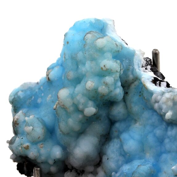 Aragonite bleue cuprifère. 114.20 ct.