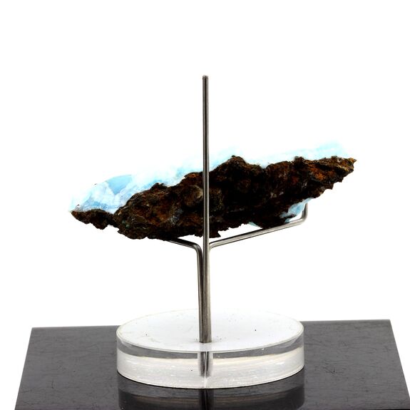 Aragonite bleue cuprifère. 175.35 ct.