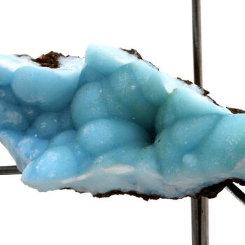 Blue copper aragonite. 175.35 ct.