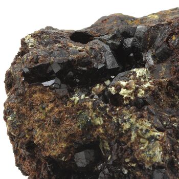 Andradite Garnet (Var: Melanite) + Magnetite + Quartz + Scapolite. 1171.50 ct.
