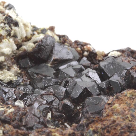 Andradite Garnet (Var: Melanite) + Magnetite + Quartz + Scapolite. 1171.50 ct.