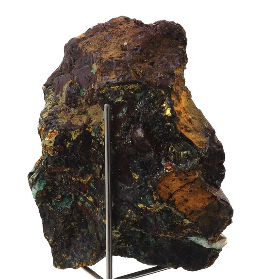 Chalcopyrite + Malachite + Baryte. 1019.30 ct.