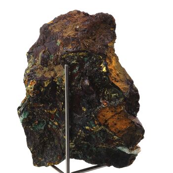 Chalcopyrite + Malachite + Baryte. 1019.30 ct.