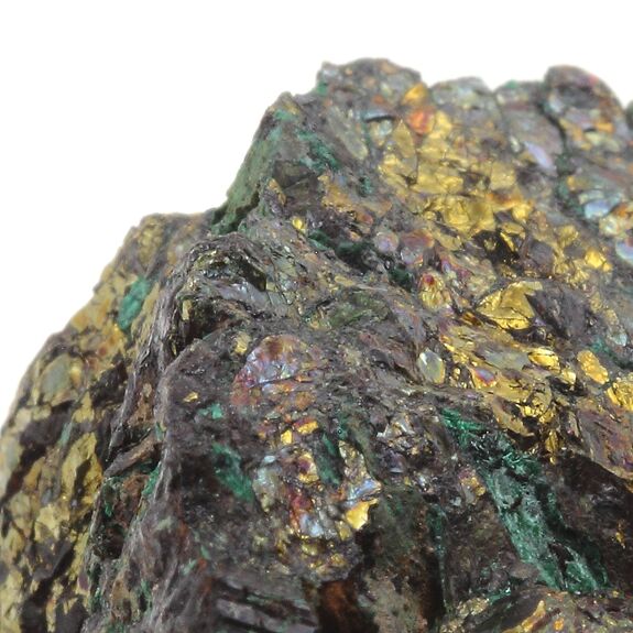 Chalcopyrite + Malachite + Baryte. 404.0 ct.