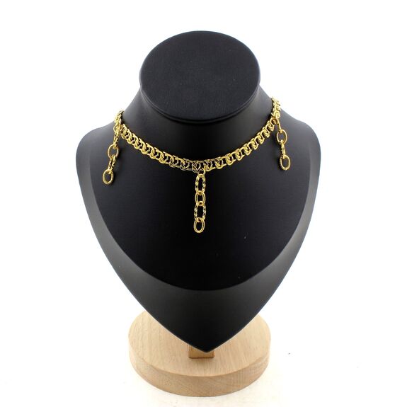 Necklace Golden stainless steel chain (6x4,5mm)