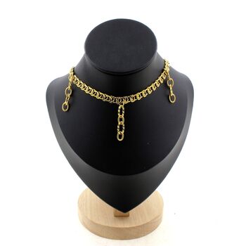 Necklace Golden stainless steel chain (6x4,5mm)