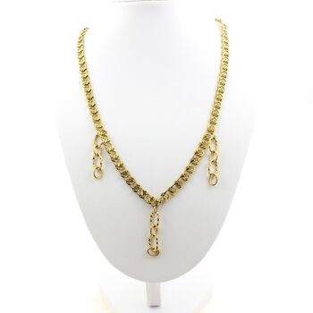 Necklace Golden stainless steel chain (6x4,5mm)