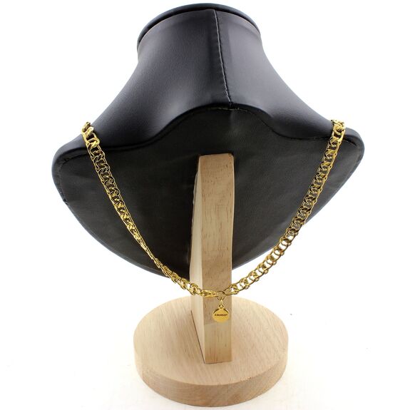 Necklace Golden stainless steel chain (6x4,5mm)