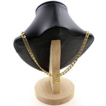 Necklace Golden stainless steel chain (6x4,5mm)