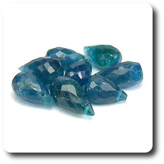 15.12CT. 8 pcs DRILLED BLUE APATITE