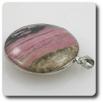 NATURAL RHODOCHROSITE PENDANT