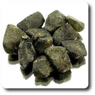 109.00CT. 11 pcs BLACK ROUGH ONYX