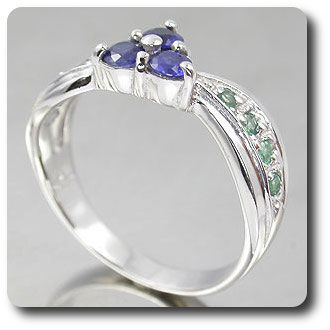 SAPPHIRE & ALEXANDRITE RING