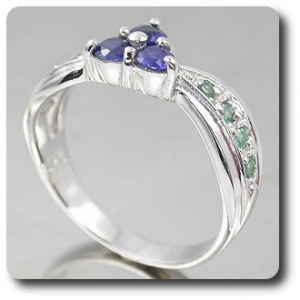 SAPPHIRE & ALEXANDRITE RING