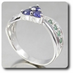 SAPPHIRE & ALEXANDRITE RING