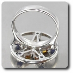 SAPPHIRE & ZIRCON RING