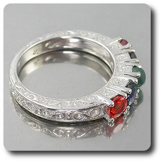SAPPHIRE & ALEXANDRITE RING