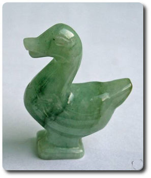 177,50 cts CARVING DUCK A JADEITE