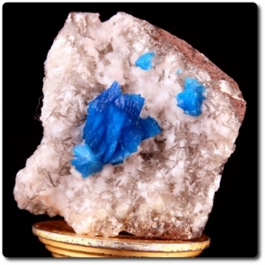 40 g CAVANSITE SUR HEULANDITE
