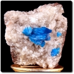 40 g CAVANSITE SUR HEULANDITE
