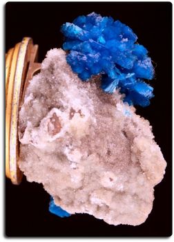 60 g CAVANSITE SUR HEULANDITE