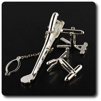 BOUTONS DE MANCHETTES + PINCE A CRAVATE