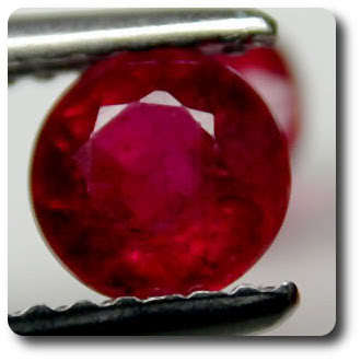0.72CT. 1 pcs BLOOD RED RUBY. VS