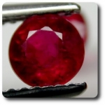 0.72CT. 1 pcs BLOOD RED RUBY. VS