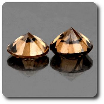 0.04CT. 2 pcs NATURAL CHAMPAGNE DIAMOND. IF