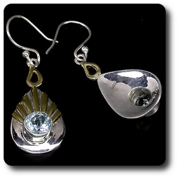 BOUCLES D'OREILLE TOPAZE