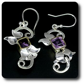 AMETHYST EARRINGS