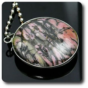 PENDENTIF RHODOCHROSITE