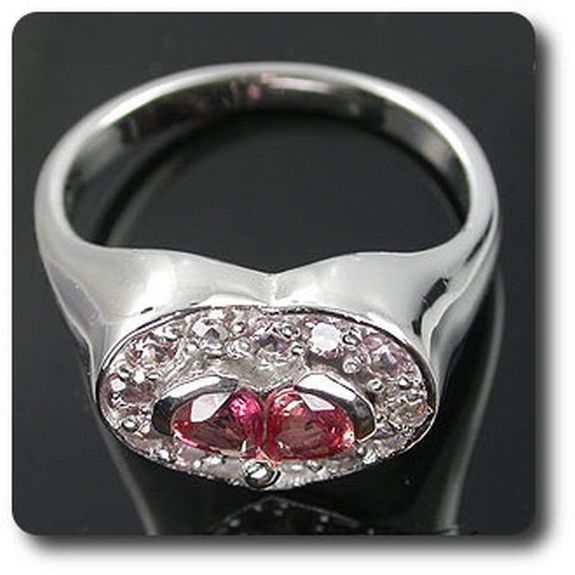 PADPARADSCHA SAPPHIRE & GARNET RING
