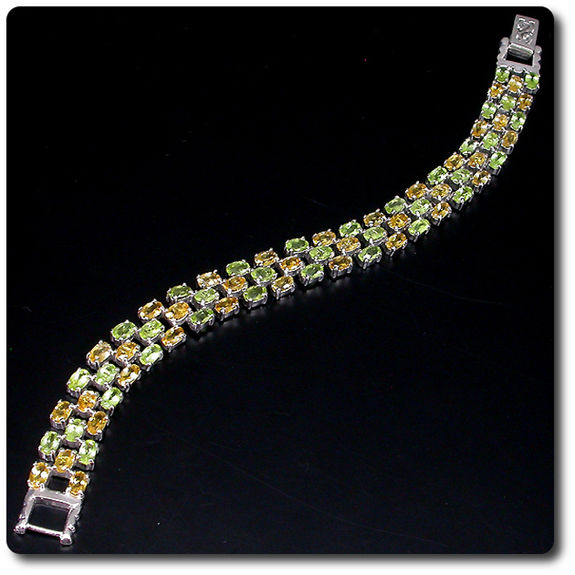 PERIDOT CITRINE BRACELET