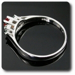 ORANGE SAPPHIRE & ALEXANDRITE RING