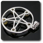 PENDENTIF ZIRCON BLEU & CHRYSOBERYL