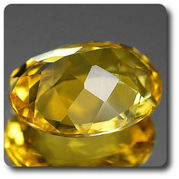 1.64 cts BERYL JAUNE . IF