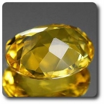 1.64 cts BERYL JAUNE . IF