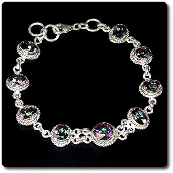 BRACELET QUARTZ ARC EN CIEL