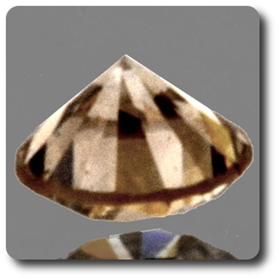 0.05CT. NATURAL CHAMPAGNE DIAMOND. IF