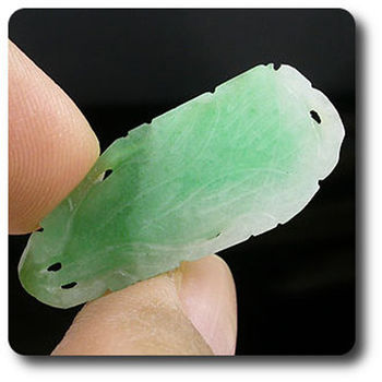 14,52 cts DRILLED JADE CARVING
