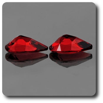 2.70CT. 2 pcs RED GARNET. IF