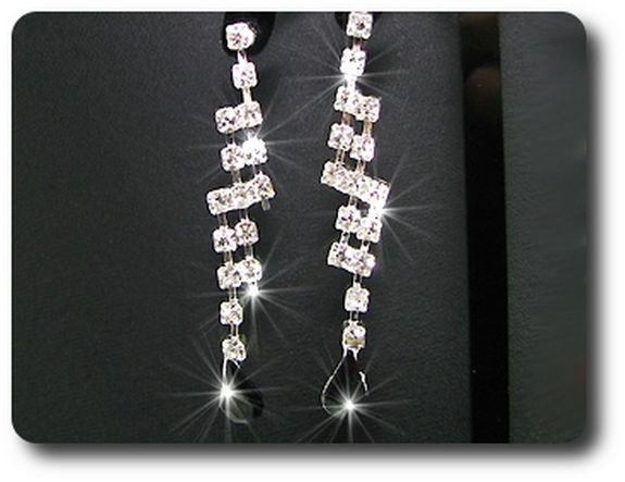 Black Sapphire Necklace Earrings Set