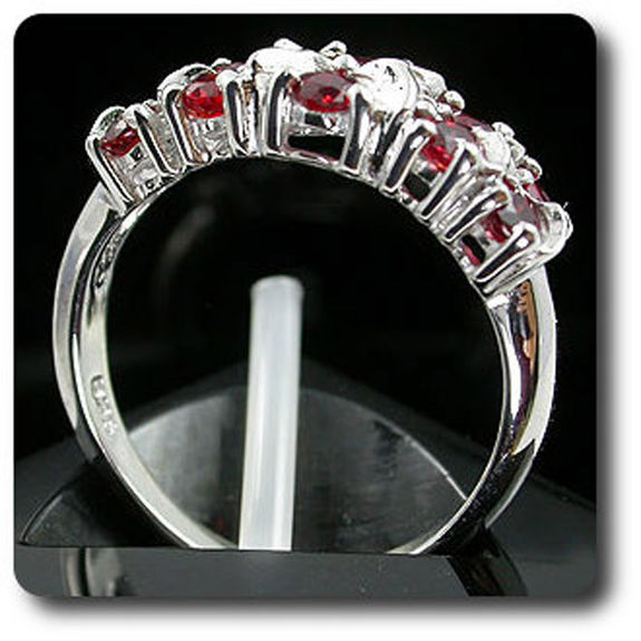 BAGUE SAPHIR ROUGE