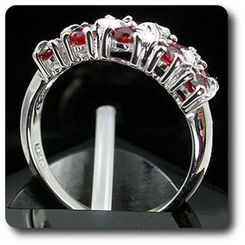 BAGUE SAPHIR ROUGE